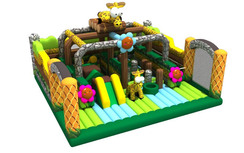 工厂定制的水上乐园玩具巨型充气水滑梯充气城堡，适合儿童和成人